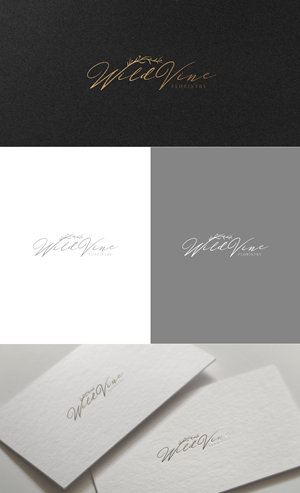 Logo Design by GLDesigns for Wild Vine Floristry | Design: #32549483