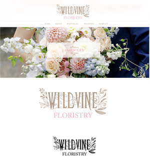 Logo Design by elveneclipse for Wild Vine Floristry | Design: #32562861