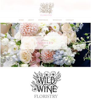 Logo Design by elveneclipse for Wild Vine Floristry | Design: #32563618