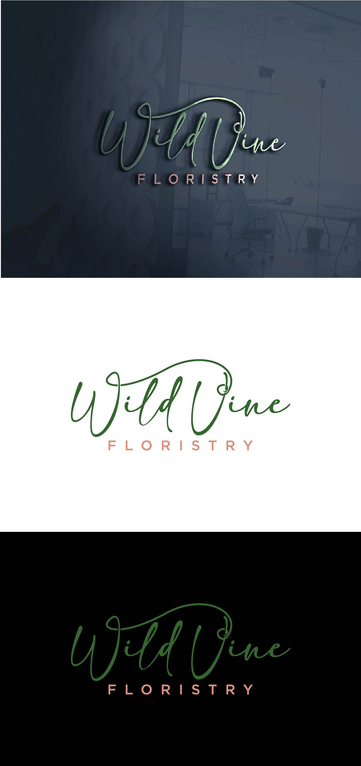 Logo Design by fly  design for Wild Vine Floristry | Design #32554758
