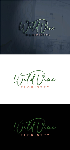 Logo Design by fly  design for Wild Vine Floristry | Design: #32554758