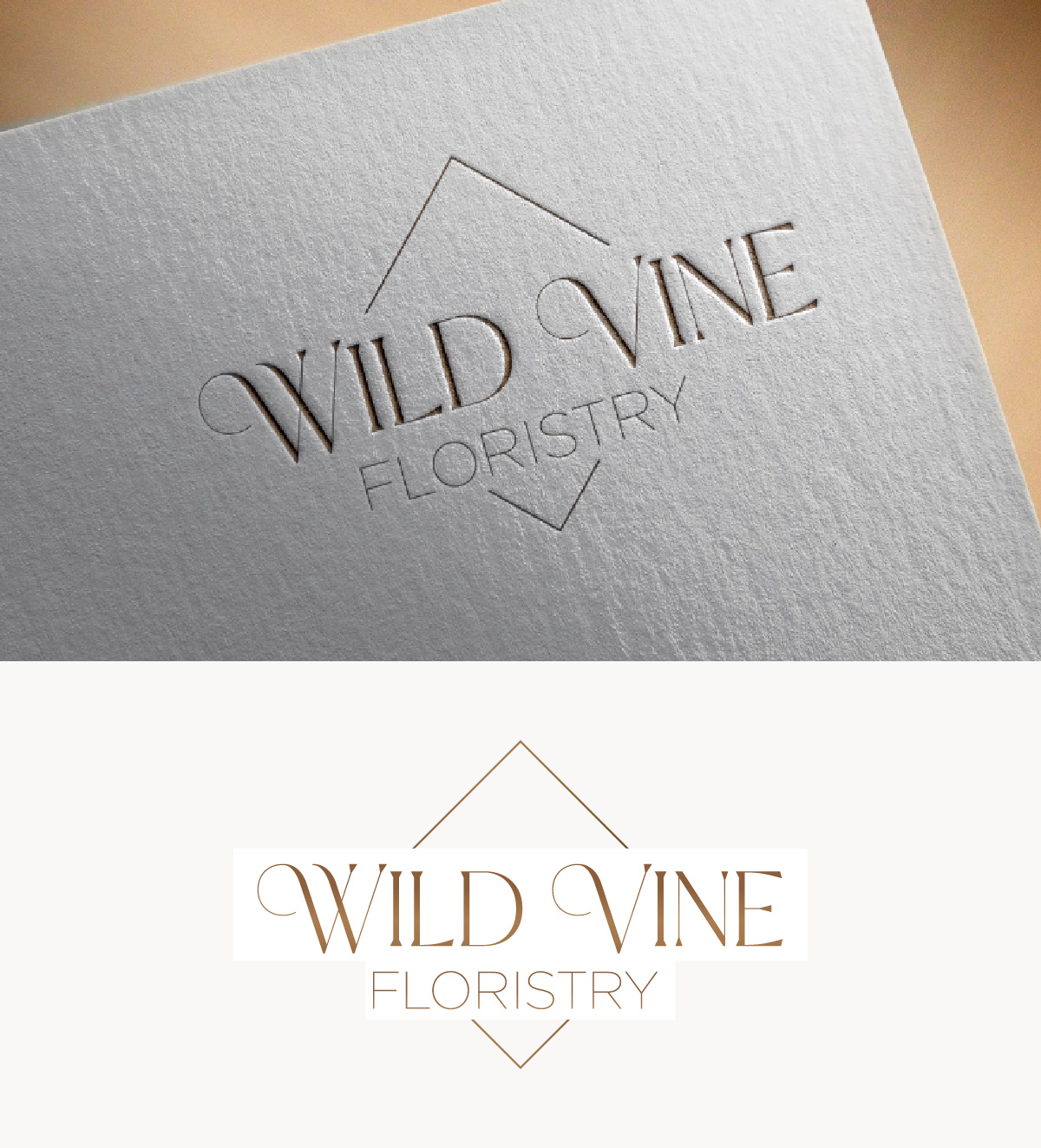 Logo Design by fly  design for Wild Vine Floristry | Design #32554759
