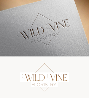 Logo Design by fly  design for Wild Vine Floristry | Design: #32554759