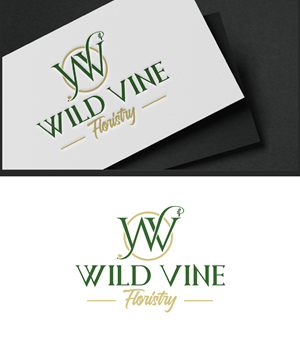 Logo Design by fly  design for Wild Vine Floristry | Design: #32555332