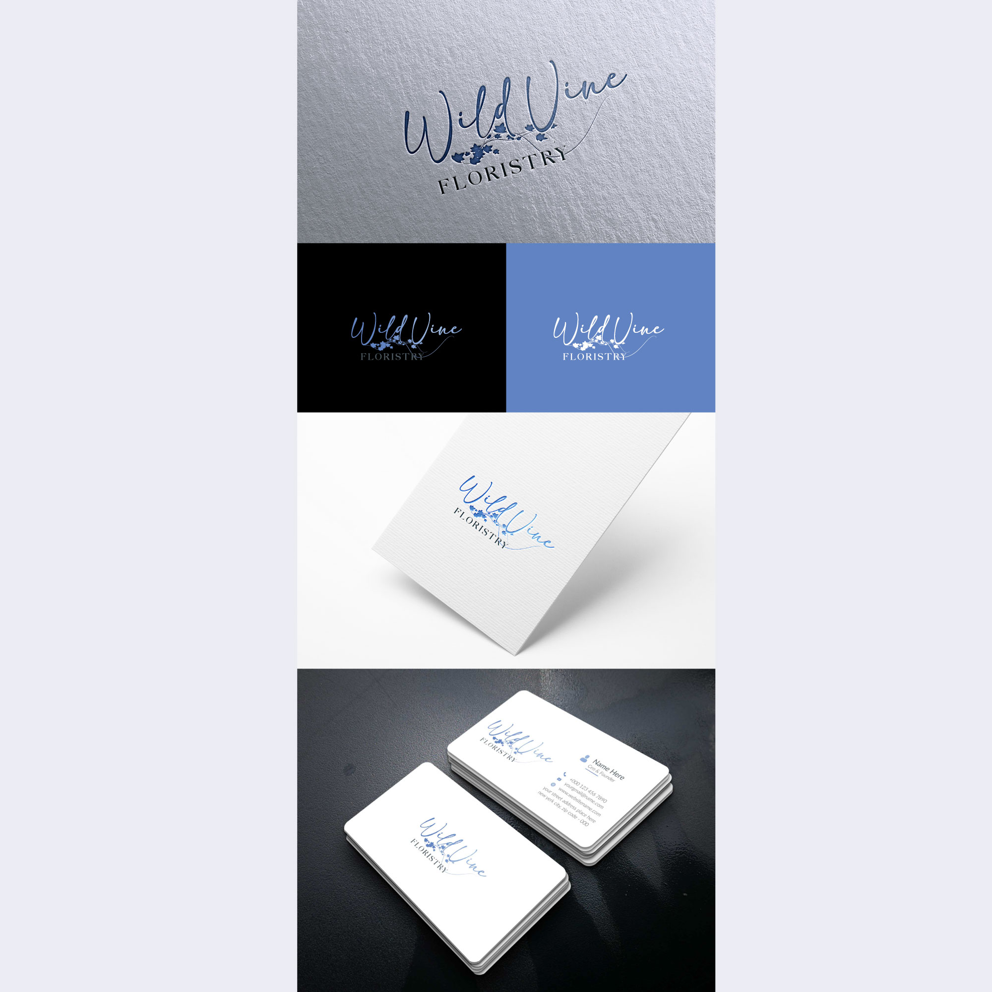 Logo Design by UMBRA Designs for Wild Vine Floristry | Design #32548253