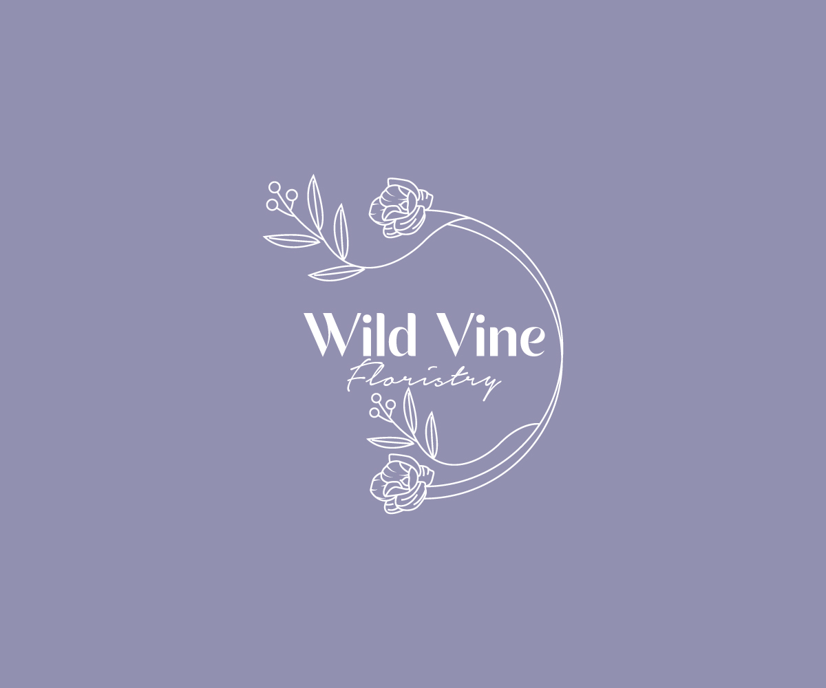 Logo Design by Ansh Design for Wild Vine Floristry | Design #32554049