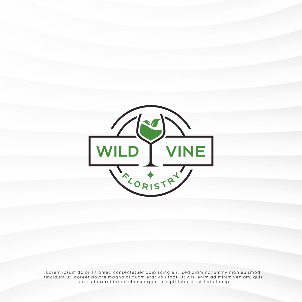 Logo Design by Tan-D for Wild Vine Floristry | Design #32576345