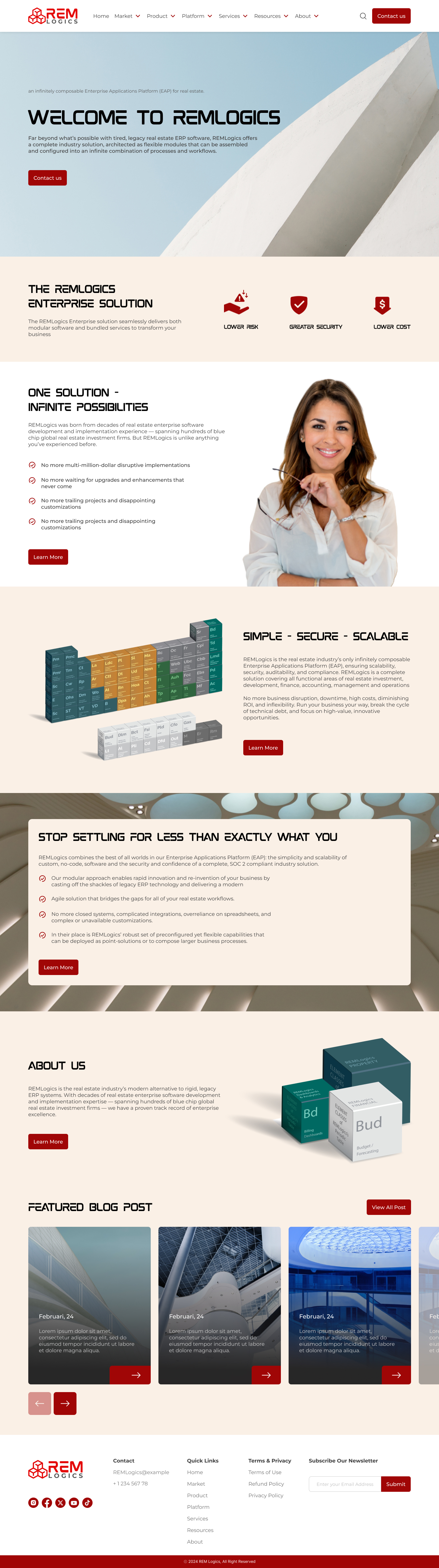 Diseño Web por Taufik H para este proyecto | Diseño #32558483