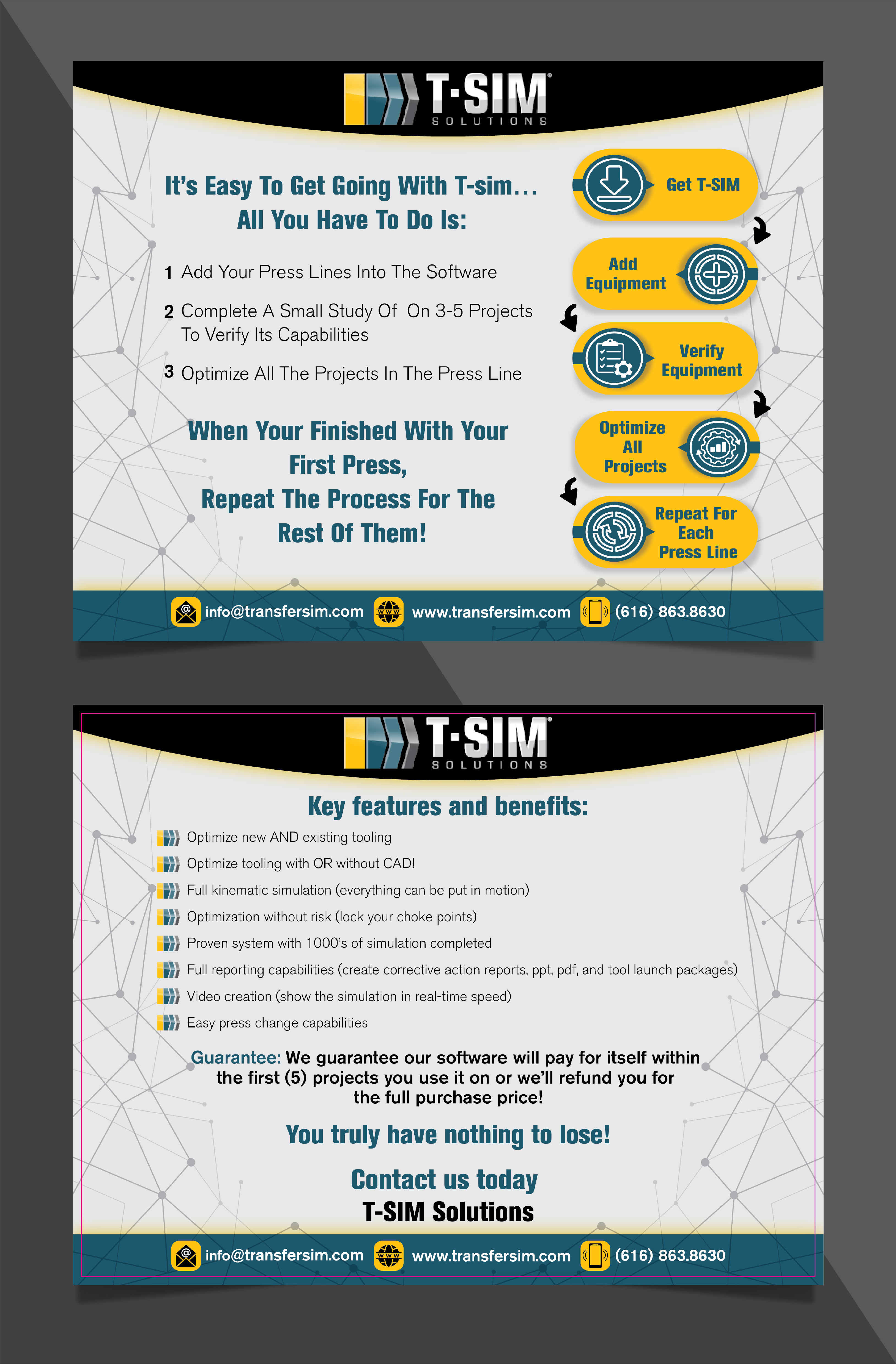Graphic Design by HT Graphic for T-SIM Solutions | Design #32564588