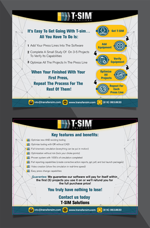 Graphic Design by HT Graphic for T-SIM Solutions | Design: #32564588