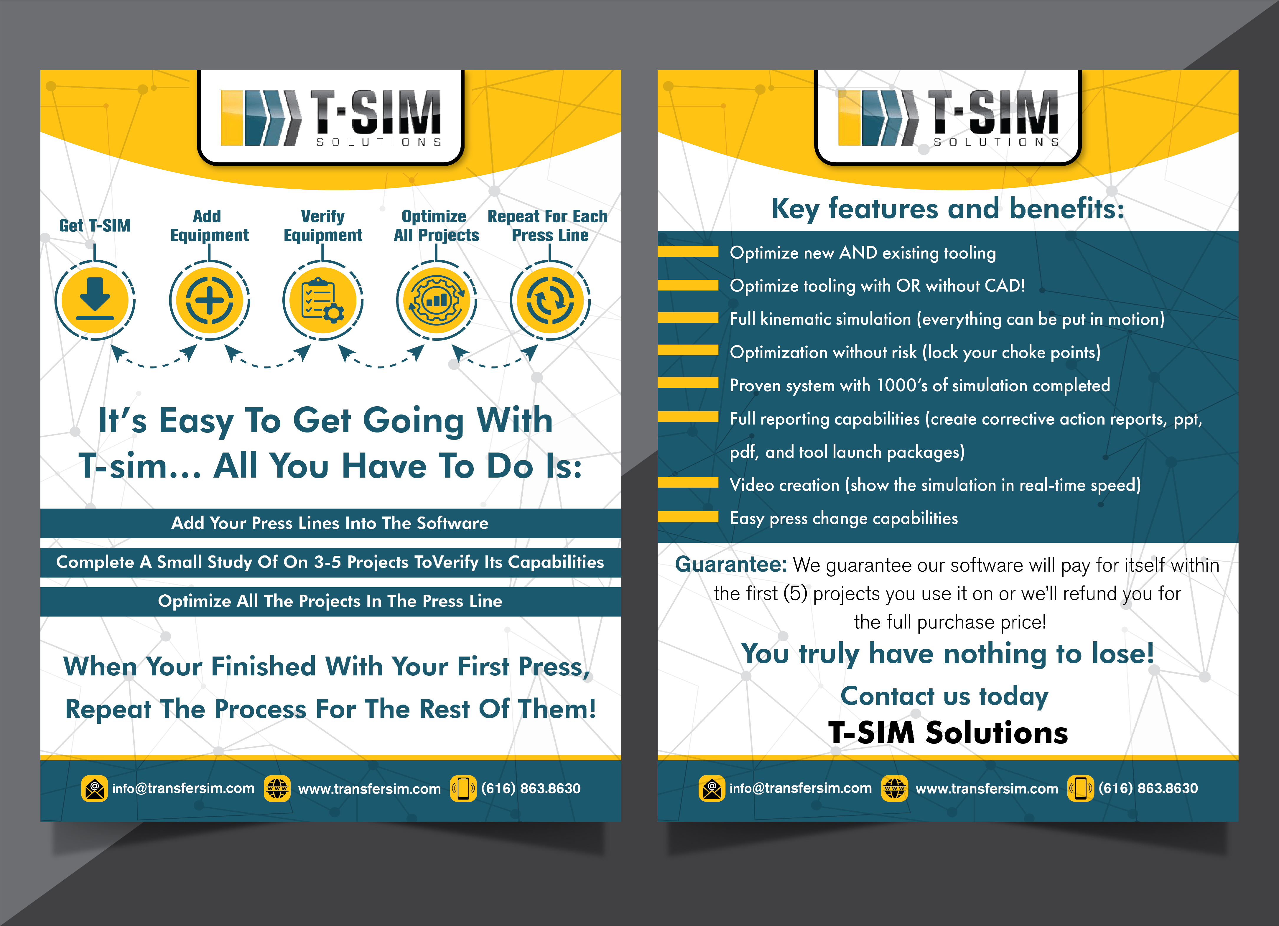 Graphic Design by HT Graphic for T-SIM Solutions | Design #32564868