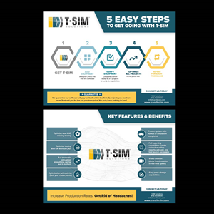 Graphic Design by DA. for T-SIM Solutions | Design: #32570539