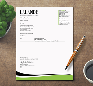 Stationery Design by sadikul islam for Injured.ca  | Design: #32557938