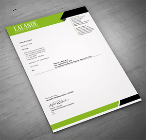 Stationery Design by sadikul islam for Injured.ca  | Design: #32558021