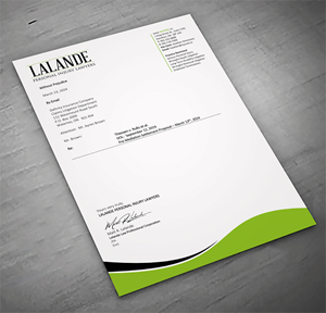 Stationery Design by sadikul islam for Injured.ca  | Design: #32558033