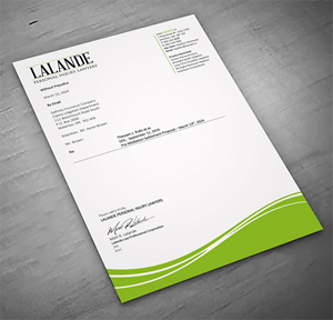 Stationery Design by sadikul islam for Injured.ca  | Design: #32558062