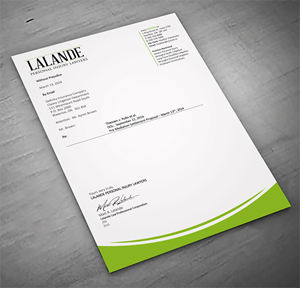 Stationery Design by sadikul islam for Injured.ca  | Design: #32558085