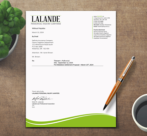 Stationery Design by sadikul islam for Injured.ca  | Design: #32558159