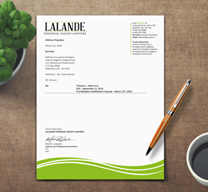 Stationery Design by sadikul islam for Injured.ca  | Design: #32558190