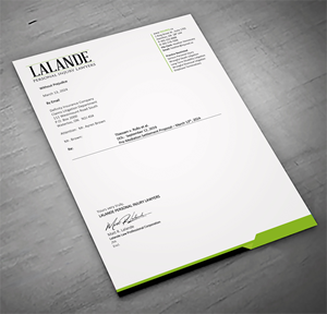 Stationery Design by sadikul islam for Injured.ca  | Design: #32558214