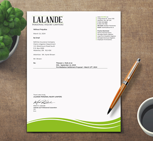 Stationery Design by sadikul islam for Injured.ca  | Design: #32558216
