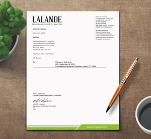 Stationery Design by sadikul islam for Injured.ca  | Design: #32558221