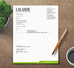 Stationery Design by sadikul islam for Injured.ca  | Design: #32558223