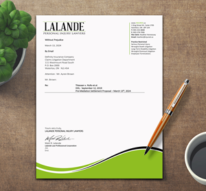 Stationery Design by sadikul islam for Injured.ca  | Design: #32558269