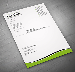 Stationery Design by sadikul islam for Injured.ca  | Design: #32558272