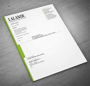 Stationery Design by sadikul islam for Injured.ca  | Design: #32558281
