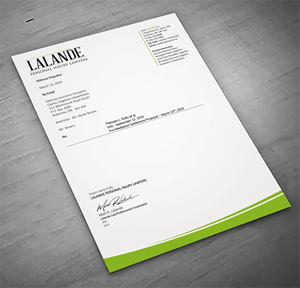 Stationery Design by sadikul islam for Injured.ca  | Design: #32560406