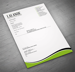 Stationery Design by sadikul islam for Injured.ca  | Design: #32560417