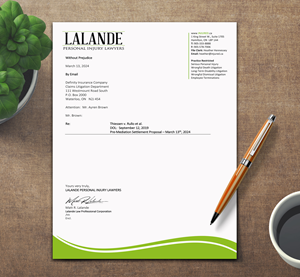 Stationery Design by sadikul islam for Injured.ca  | Design: #32560420