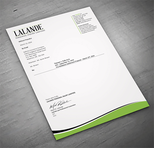 Stationery Design by sadikul islam for Injured.ca  | Design: #32560430