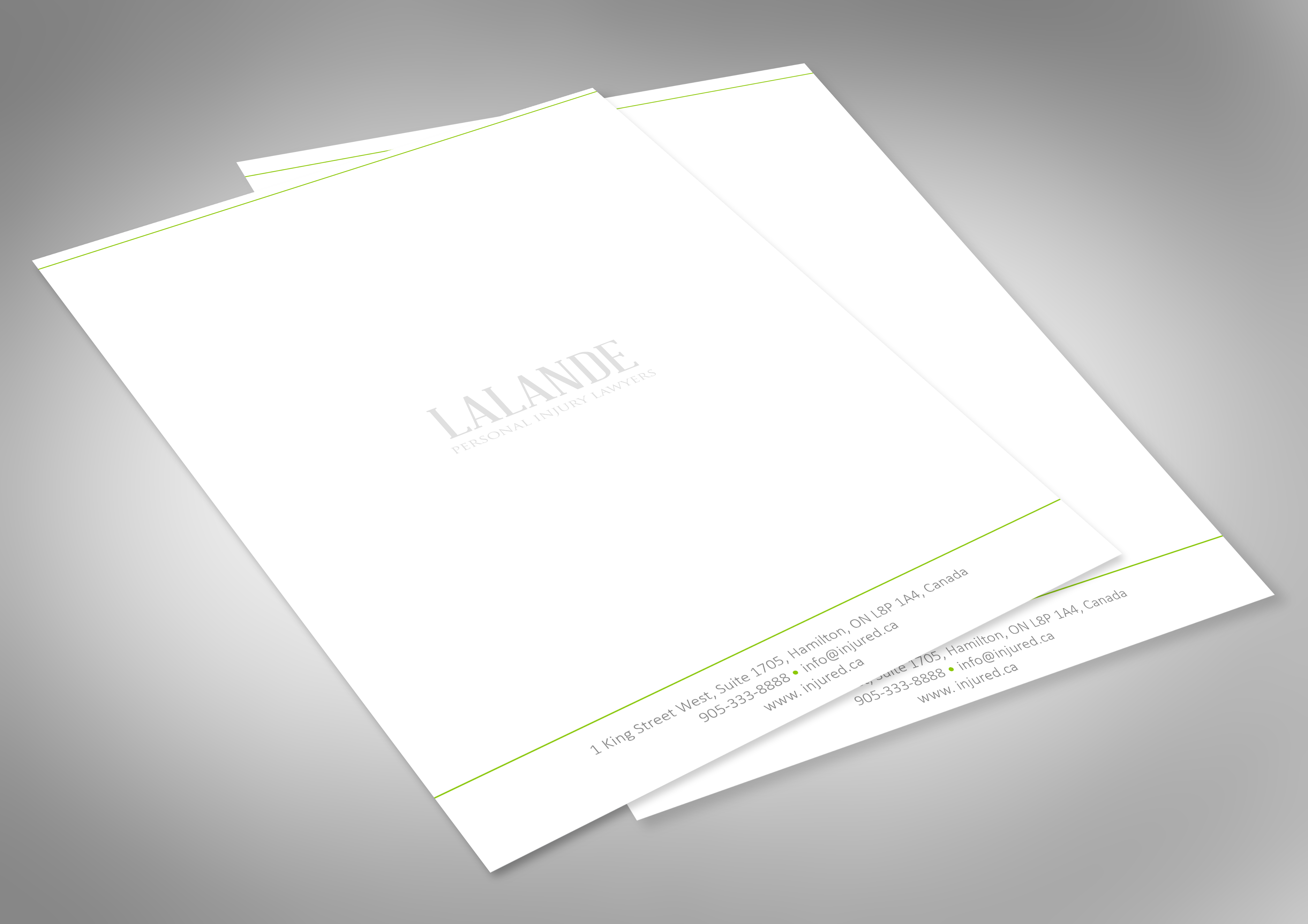 Stationery Design by Andrés Sebastián for Injured.ca  | Design #32599710