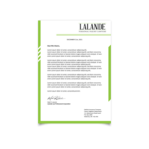 Stationery Design by Will M. for Injured.ca  | Design: #32557335