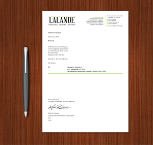 Stationery Design by Expert Bappy for Injured.ca  | Design: #32580115