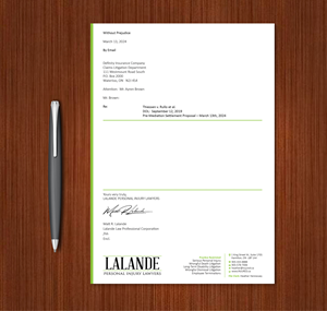 Schreibwaren-Design von Expert Bappy für Injured.ca  | Design: #32590314