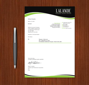 Stationery Design by Expert Bappy for Injured.ca  | Design: #32590628