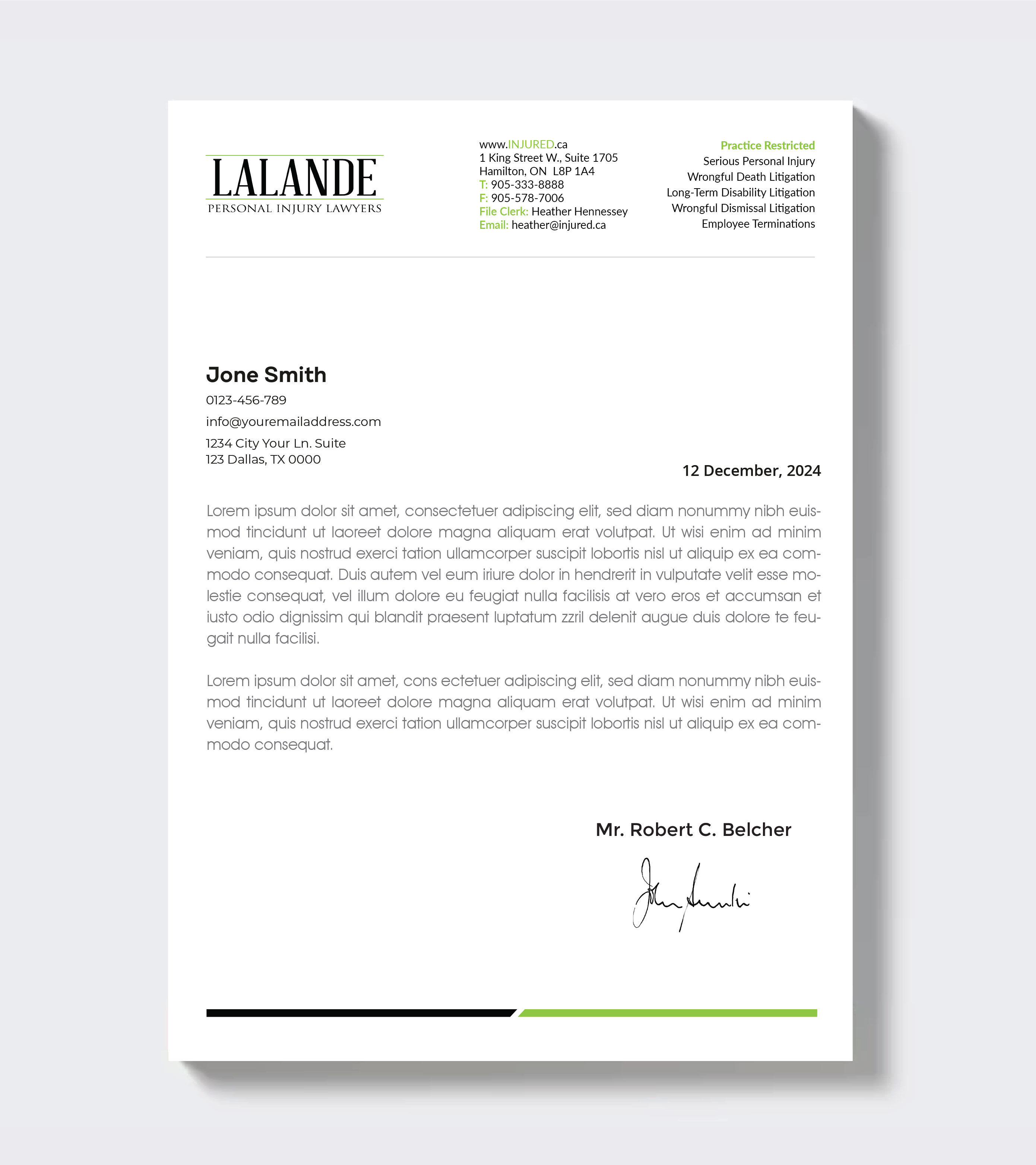 Diseño de Papelería por artbitin para Injured.ca  | Diseño #32688101