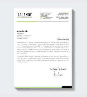 Stationery Design by artbitin for Injured.ca  | Design: #32688102