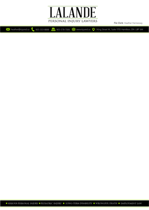 Stationery Design by Grip19 for Injured.ca  | Design: #32710835