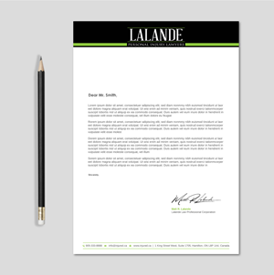 Stationery Design by LAXMI DESIGNHUB for Injured.ca  | Design: #32578765
