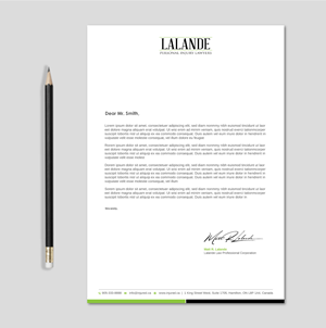 Stationery Design by LAXMI DESIGNHUB for Injured.ca  | Design: #32578766