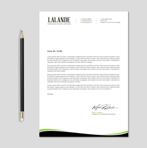 Stationery Design by LAXMI DESIGNHUB for Injured.ca  | Design: #32578827