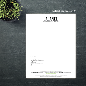 Stationery Design by Magic of Art for Injured.ca  | Design: #32700894