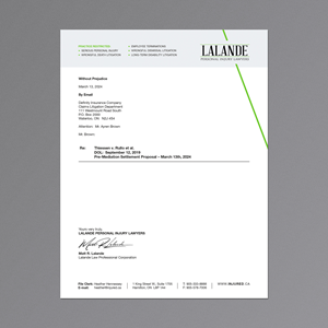 Stationery Design by logodentity for Injured.ca  | Design: #32566621