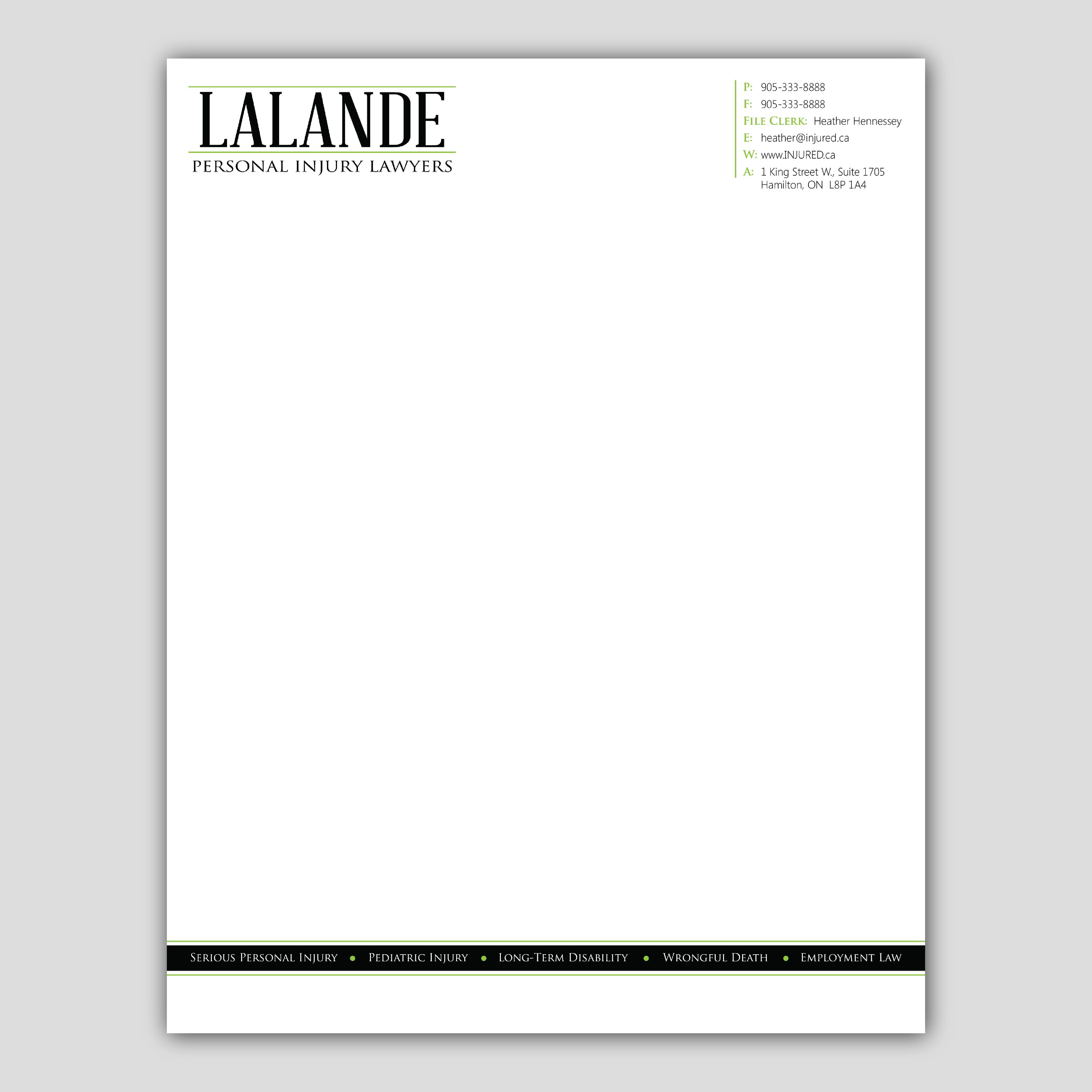 Diseño de Papelería por Bidita Saha para Injured.ca  | Diseño #32709534