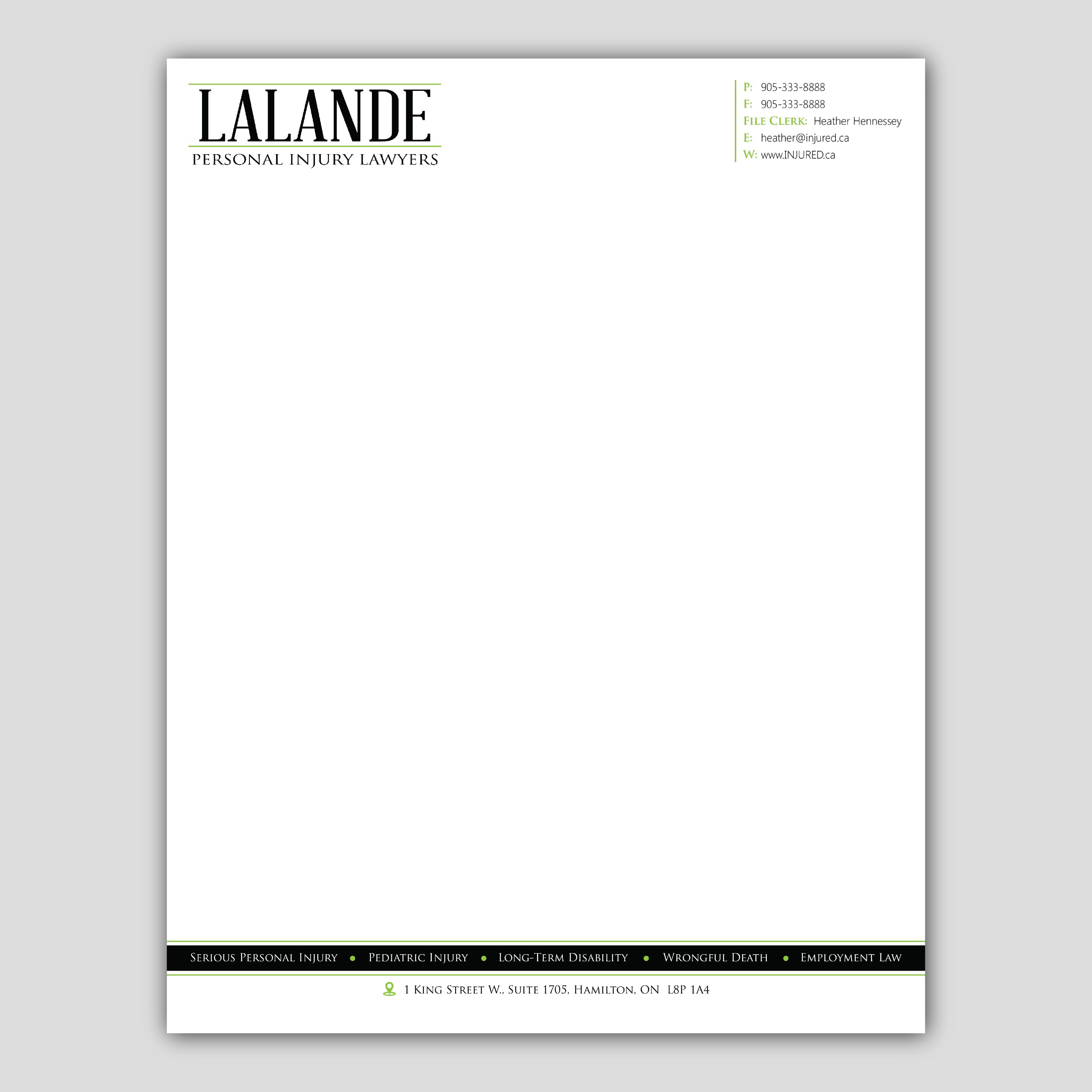 Diseño de Papelería por Bidita Saha para Injured.ca  | Diseño #32709541