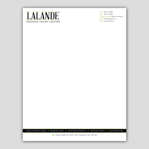 Stationery Design by Bidita Saha for Injured.ca  | Design: #32709541